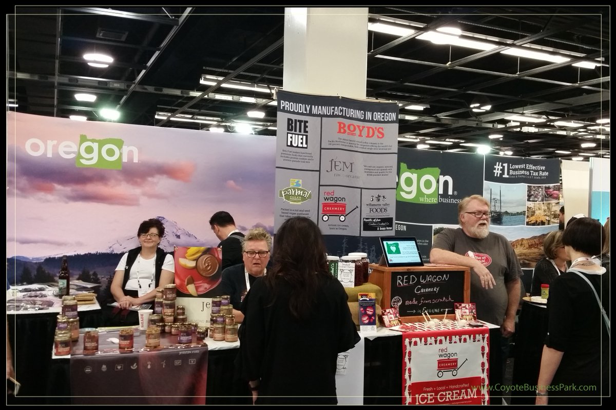 Coyote_Biz_Park's tweet photo. We're at the Natural Products Expo @NatProdExpo #itsfromOregon https://t.co/cPBqDgIvmj