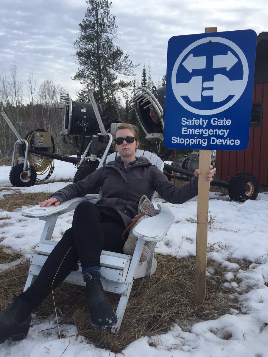 maddy_lapointe's tweet photo. Watch out, @kaitlinvitt found a new job at Falcon #CreComm #travelassignment https://t.co/f4Z0915QSg