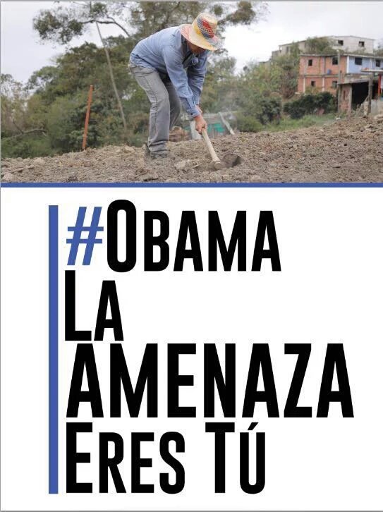 josegcolmenare's tweet photo. Venezuela tierra d producción-crecimiento y esperanza para el mundo decimos #ObamaLaAmenazaEresTu .@VielmaEsTachira https://t.co/26uRJ6iXJk