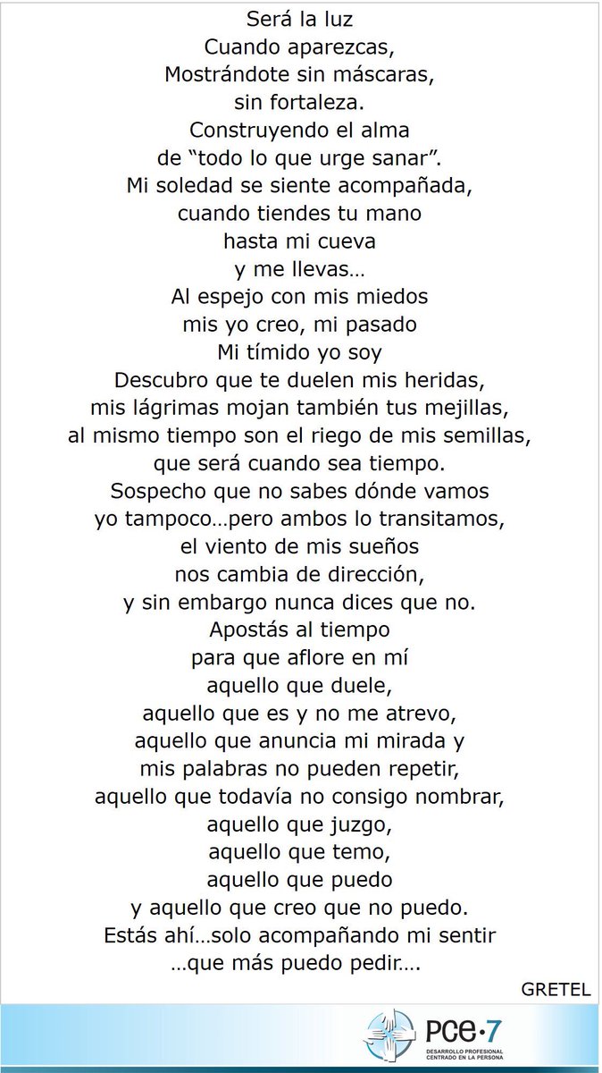 PCESiete's tweet photo. #counseling #psicoterapia https://t.co/fCrKGe372m