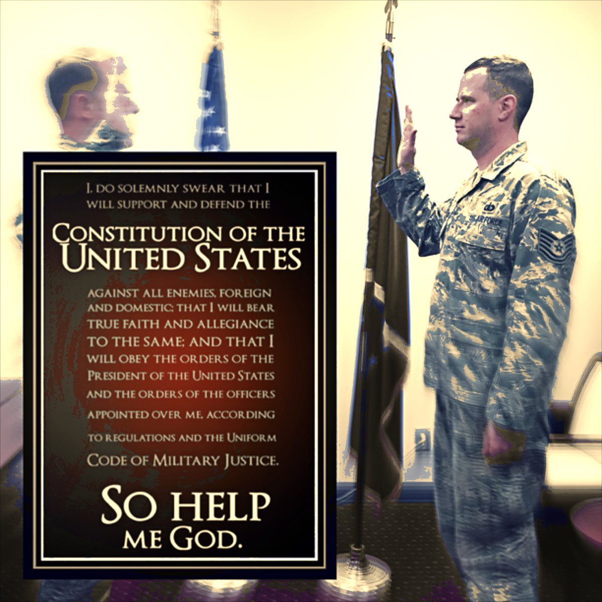 USAFBoMA's tweet image. TSgt Josh Holdridge is a bass player in the #USAF Band of Mid-America. #4MoreYears #reenlist