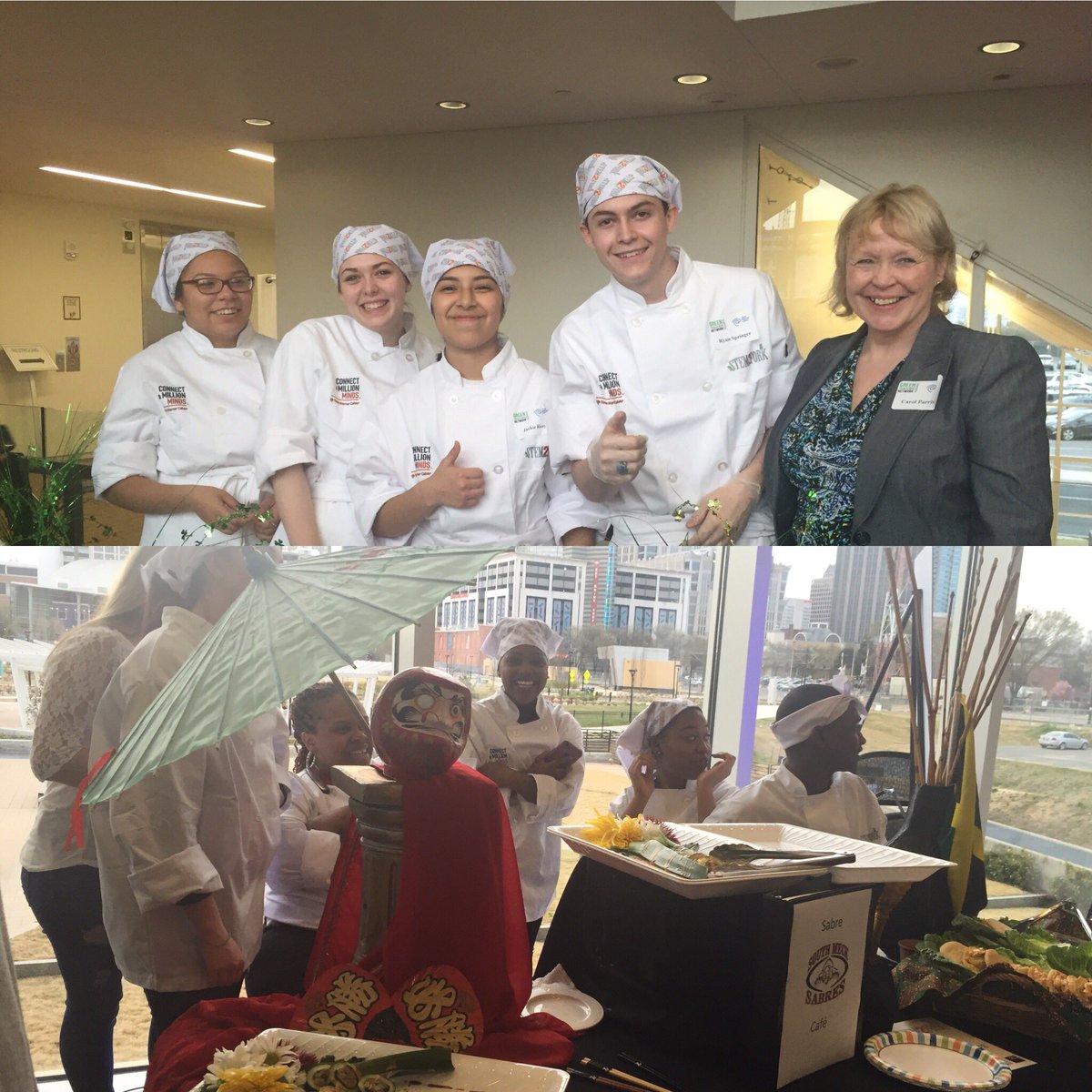 GTNCLT's tweet photo. @EastMeckHS and @southmecklenburghs were the winners! #stem2fork https://t.co/jcTl2NKYRv