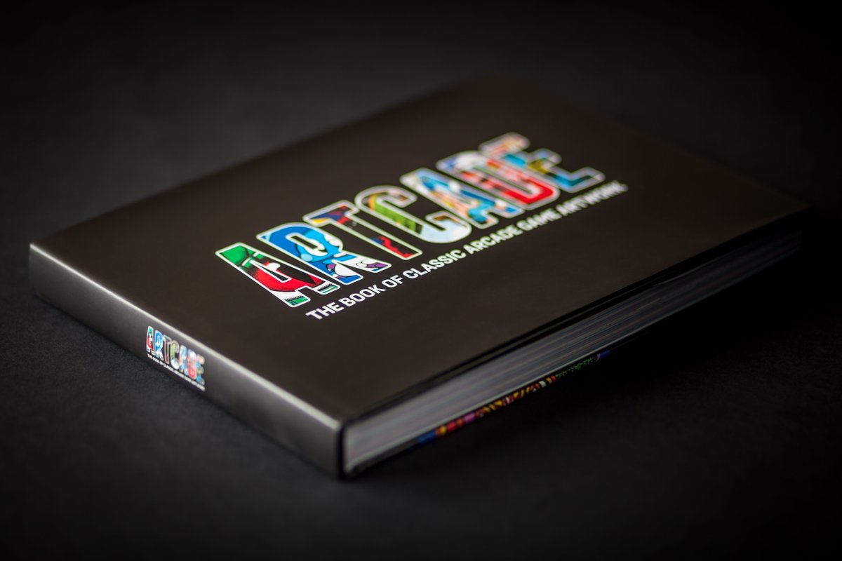bitmap_books's tweet photo. ARTCADE - The Book of Classic Arcade Game Art: Available to pre-order now. Delivery in April https://t.co/TYuIsE6nfc https://t.co/aABJKIsgou