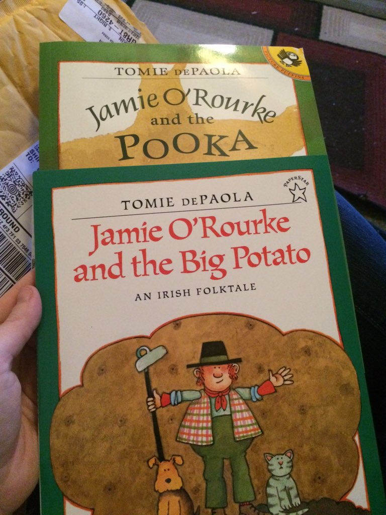 MrsMosgrober's tweet photo. Love a good Irish folktale! I can't wait for next week. #nesgrade2 #stpatricksday #folktale https://t.co/6OvhmjFg7h