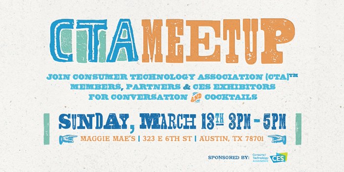 GaryShapiro's tweet photo. Engage with some #NinjaInnovators at the @CTATech Meetup this Sunday at #SXSW! https://t.co/rKjuWkL8Z2