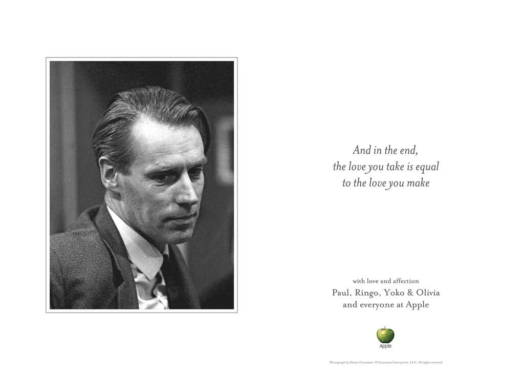 TheBeatlesFABS's tweet photo. George Martin, 1926-2016 https://t.co/EbLZHHm4MN