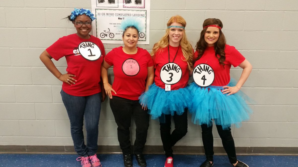 TowerPrincipal's tweet photo. Thing 1-5! #drsuess2016 @HardinBurk @burkburnettisd https://t.co/9646uLyB3a