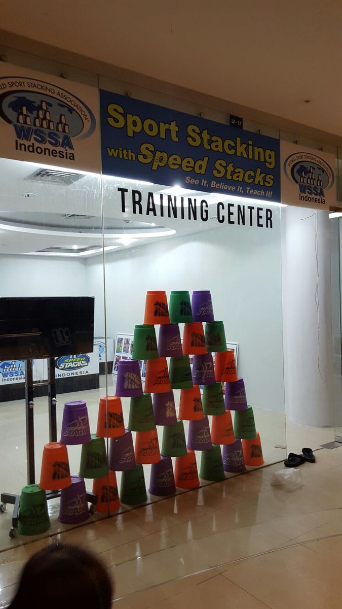 SpeedStacksID's tweet photo. Yay, the WSSA Sport Stacking Center is finally open today on March 12, 2016@Pluit Village second floor! Come by.. https://t.co/uIpWfDcBnm