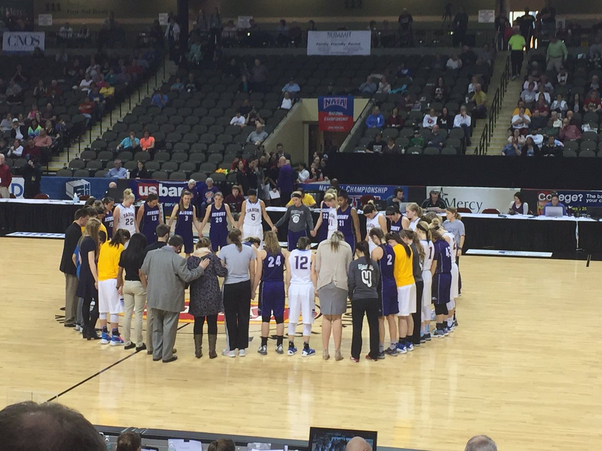 After the game. <a href="/AsburyEagles/">Asbury Athletics</a> class act.