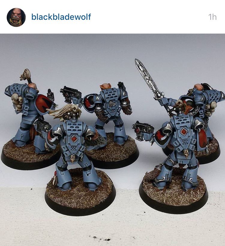 StudioRebelScum's tweet photo. #Warhammer #40k #SpaceMarines #SpaceWolves #TacticalMarines #LongFangs #BloodClaws #Warmongers https://t.co/RVUrltkGAb