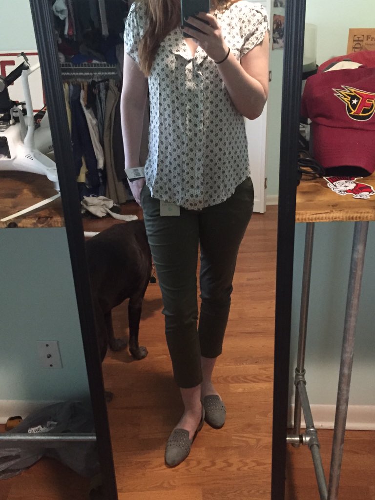 kheals102's tweet photo. Trying on my first @stitchfix Thanks Grace, looks great! https://t.co/8kREHjesHv