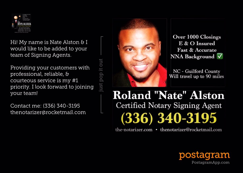 7 Day Mobile Notary - NC tweet media