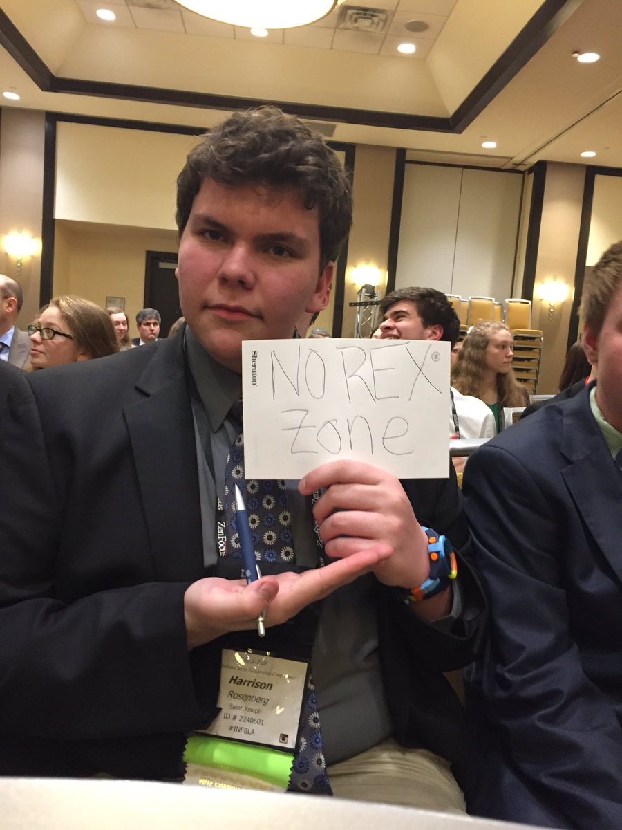 When Rex tries to read your sign