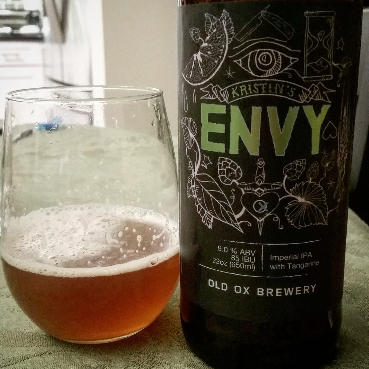 beerboybrews's tweet photo. @oldoxbrewery Kristin's Envy, Imperial IPA with Tangerine. #fruityipa #imperialipa #vabeer https://t.co/zGrdt52ywV