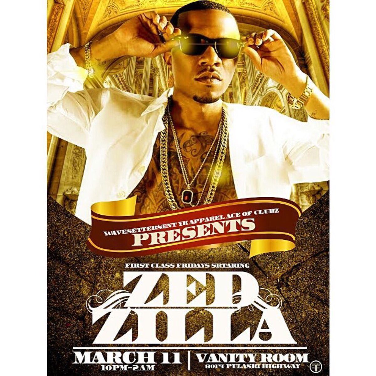 RealCashMike's tweet photo. TONIGHT π₯π₯Friday March 11th @zedzilla1 @sdcelebritytwan VANITYROOM #WaveSettersEnt #YKApparel πππ₯π₯ baltimore md https://t.co/CojjsUkDdY