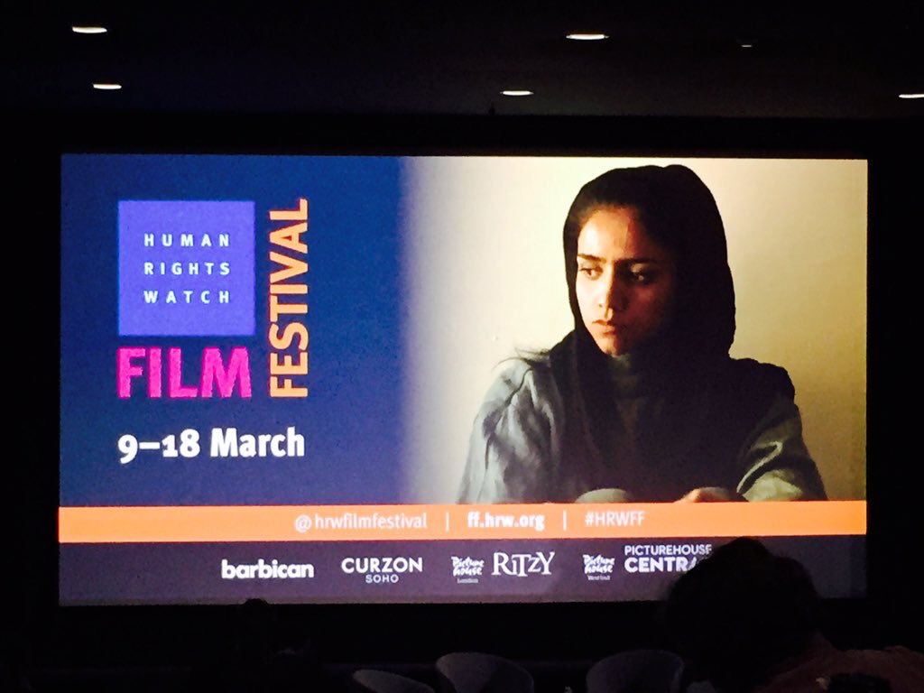 SonitaAlizadeh's tweet photo. So grateful to have #SONITA play at @hrwfilmfestival thank you for everyone who came out to watch! #SonitasDream https://t.co/KXoXP3Gu6o