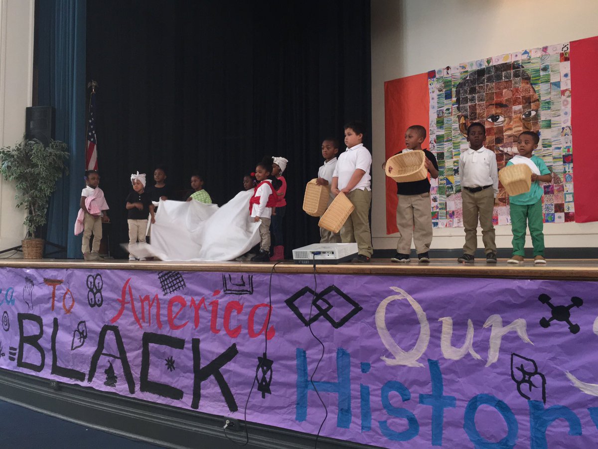 LangSTEMPrincip's tweet photo. Black History @LangleySTEM celebrating African-American heritage through music, poetry, drama, &amp; dance #DCPSRising https://t.co/SvA4OmXPa4