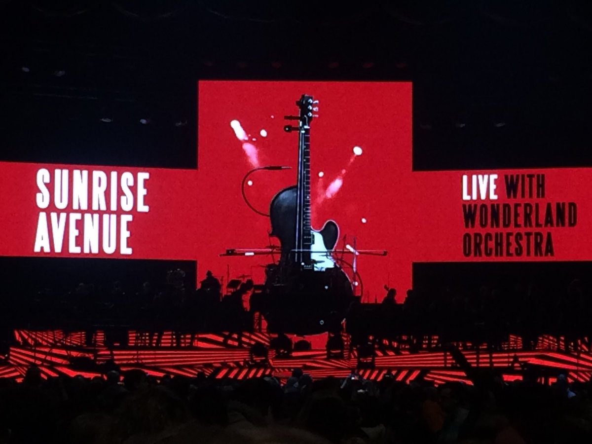 Grandioser Abend 😍 #sunriseavenue #cologne #lanxessarena <a href="/SunriseAveBand/">Sunrise Avenue</a>