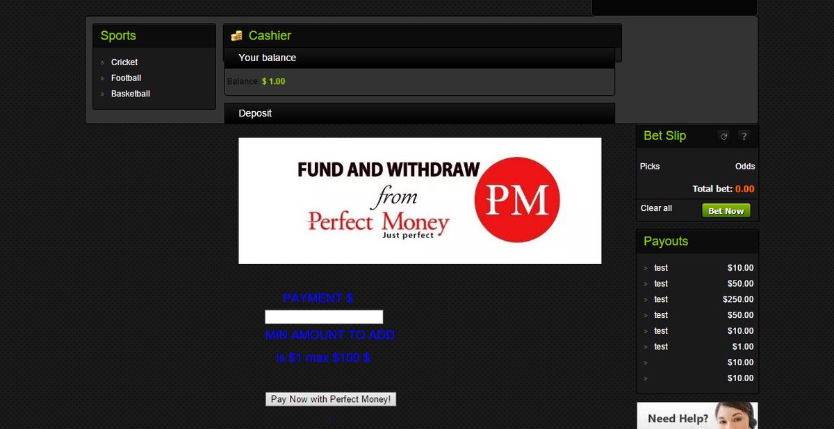 DeveloperVoren's tweet image. Betting script- all sport event PerfectMoney payment gateway.
webdesign021.com/product/sport-…