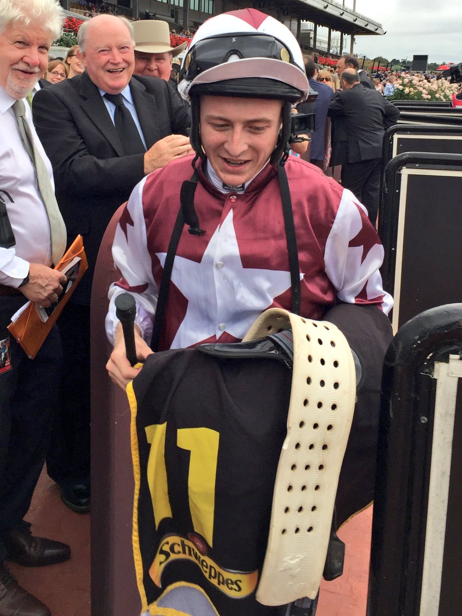 FlemingtonVRC's tweet photo. Congrats to apprentice Harry Coffey who hasn't let cystic fibrosis stop him riding out his claim w. a G3 win at HQ! https://t.co/ep9nU2uPfV