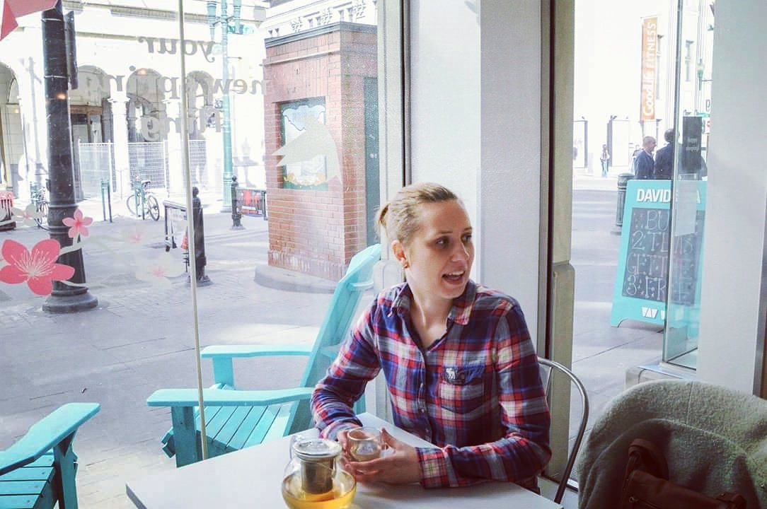 Polka_G's tweet photo. This #weekend working on something special but now #teabreak #tea #cupoftea #davidstea #canada #yyc #stephenave https://t.co/YLjEhLzjz9