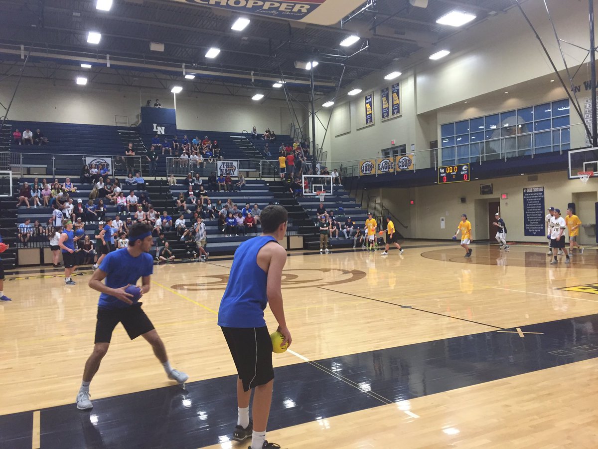 KNET_News's tweet photo. Liberty vs Liberty North dodgeball championship! #KLPSTelethon https://t.co/V3Ey2eJ3og