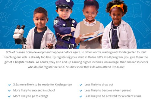 RT April 4-8th is PreK Enrollment Week <a href="/dallasschools/">Dallas ISD</a>! Help us spread the word about #PreKDallas.