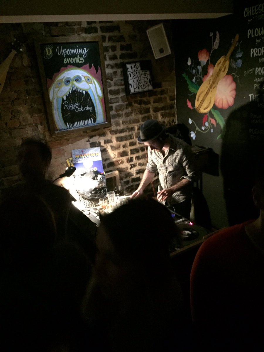 The1234s's tweet photo. @DavidBowieReal inspired cocktails at @soundvisionex @fieldmusicmusic live and dancing at @dulcimerbar #HELLOFRIDAY https://t.co/AyHayUMWFk