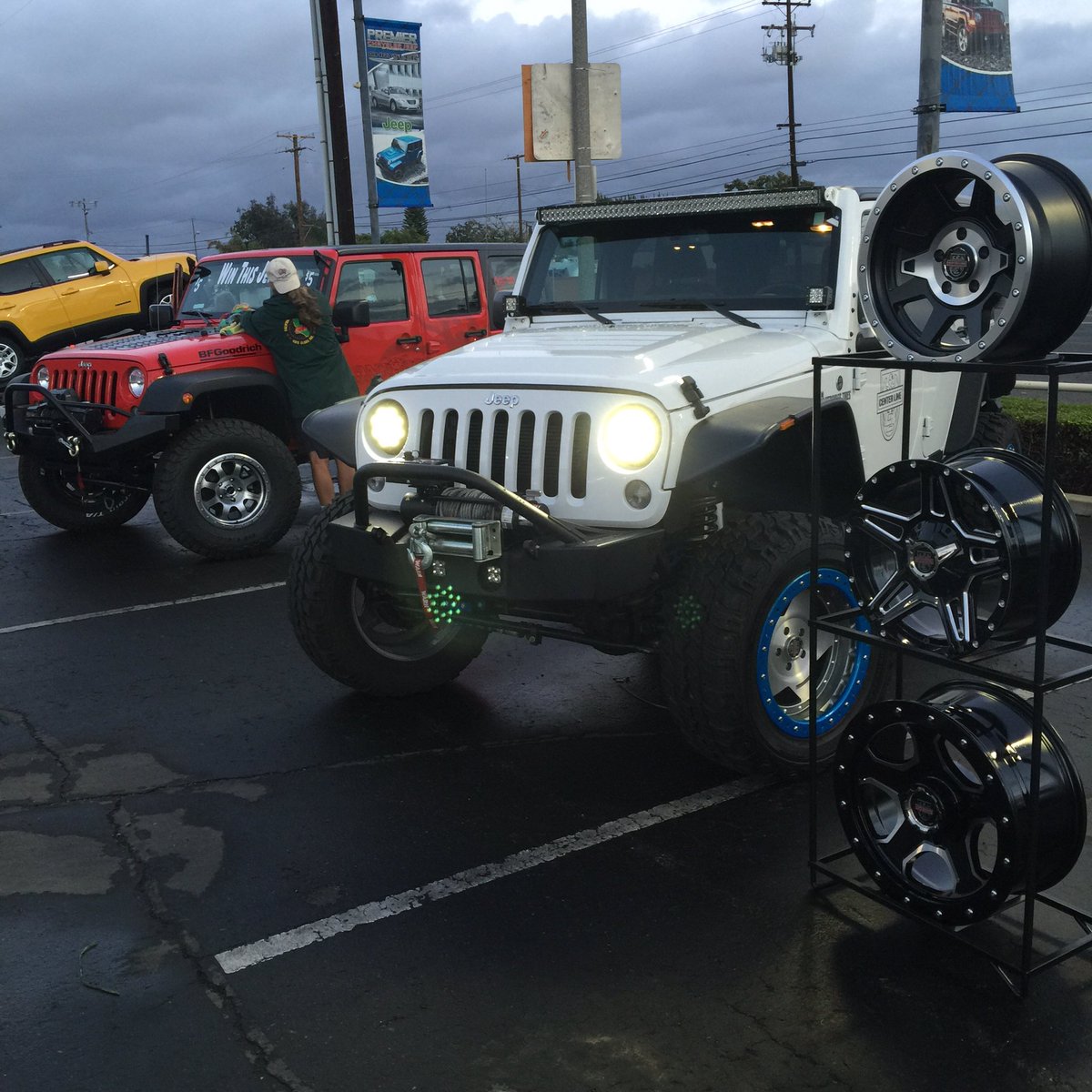 Center Line wheels is at Jeep of Placentia for #HotJeepNighs from 7-9pm tonight! @brianthejeepguy