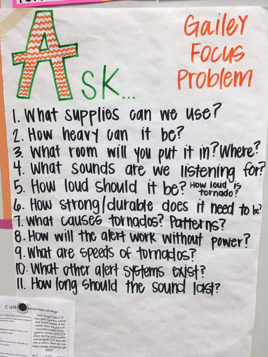 ThompsonTechies's tweet image. A lot of great questions today during the ASK step of our Engineering Design Process 👍🏻 #STEM #focusproblem