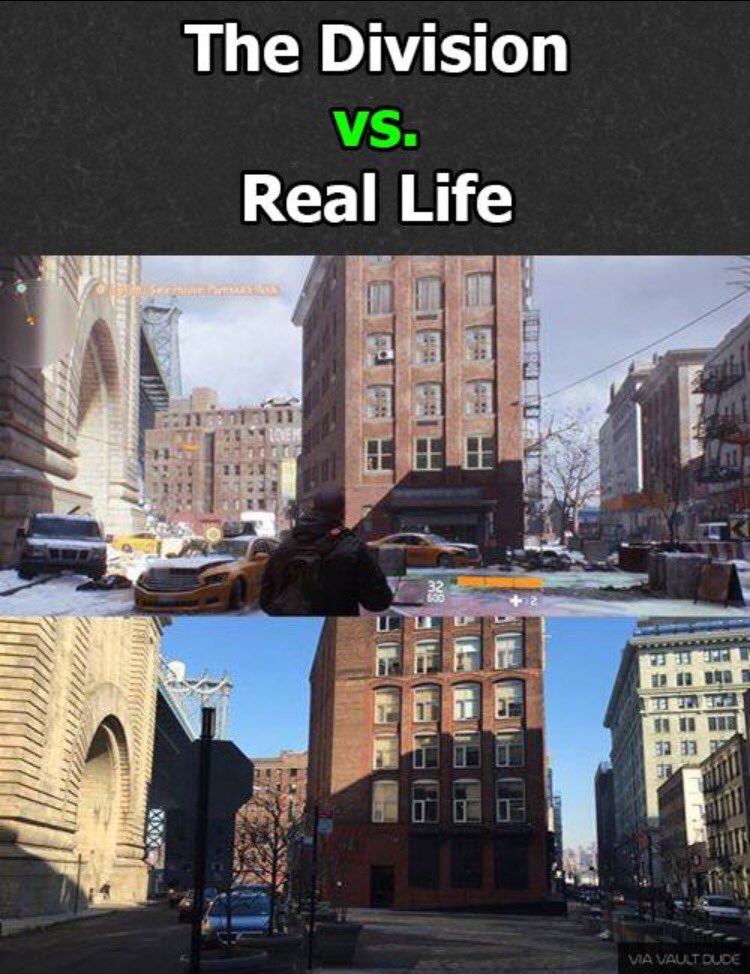 ScarletS_Gaming's tweet photo. @TheDivisionGame #TheDivision #Gamerlife #RealLifeVsGame #amazeballs #Comparison #GamingAllWeekend https://t.co/97zBrwEG9e