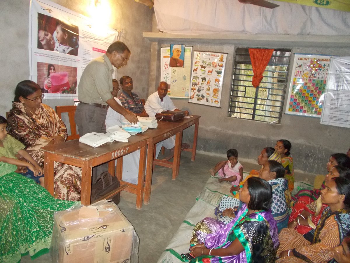 ayzhinc's tweet photo. More distribution of our Janma Clean Birth Kits in rural West Benga with The Enabler Foundation. #India https://t.co/1BBw0Vo7rS