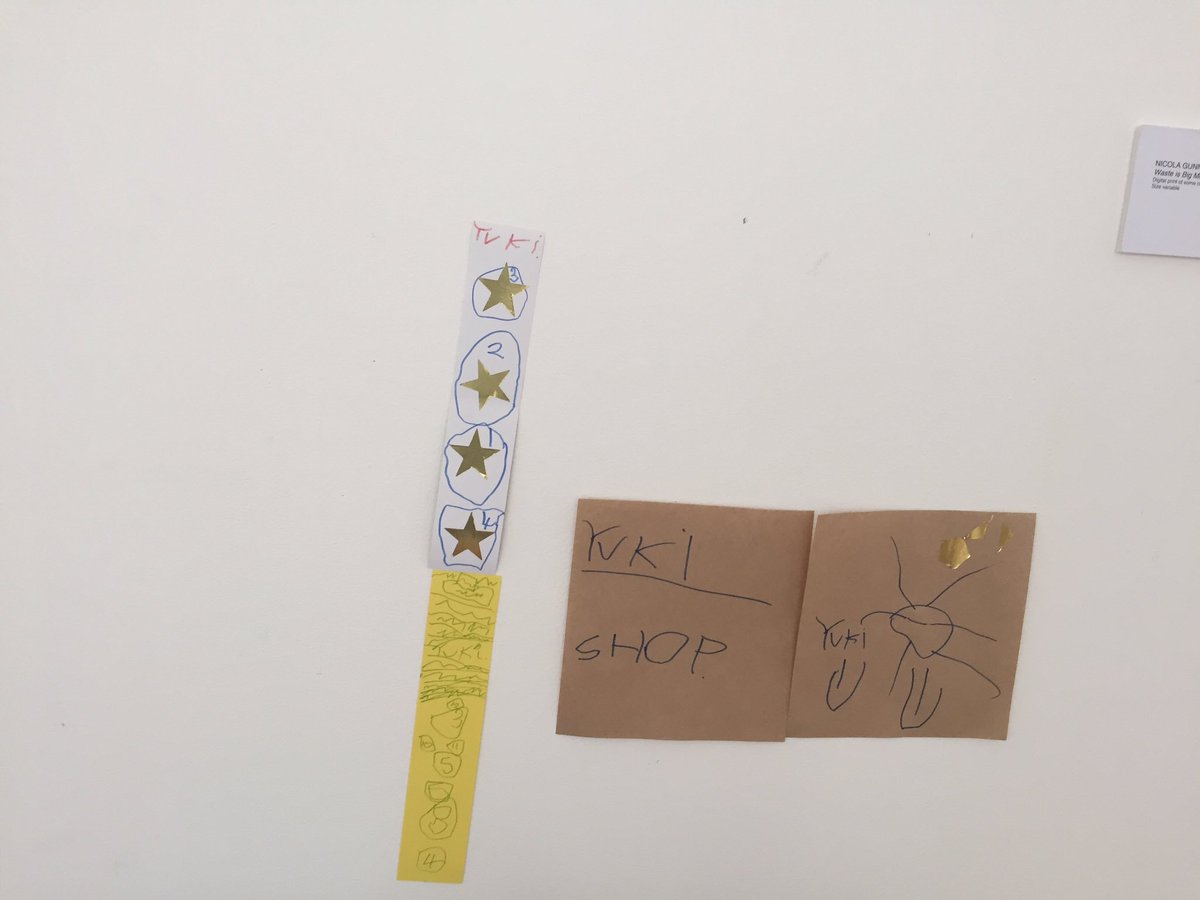 timstonerrock's tweet photo. Yuki's (5yo) documentation of his shop as part of #nicolagunn & @natcursio's #PlayingShop #folamelb https://t.co/FeEZS355B6