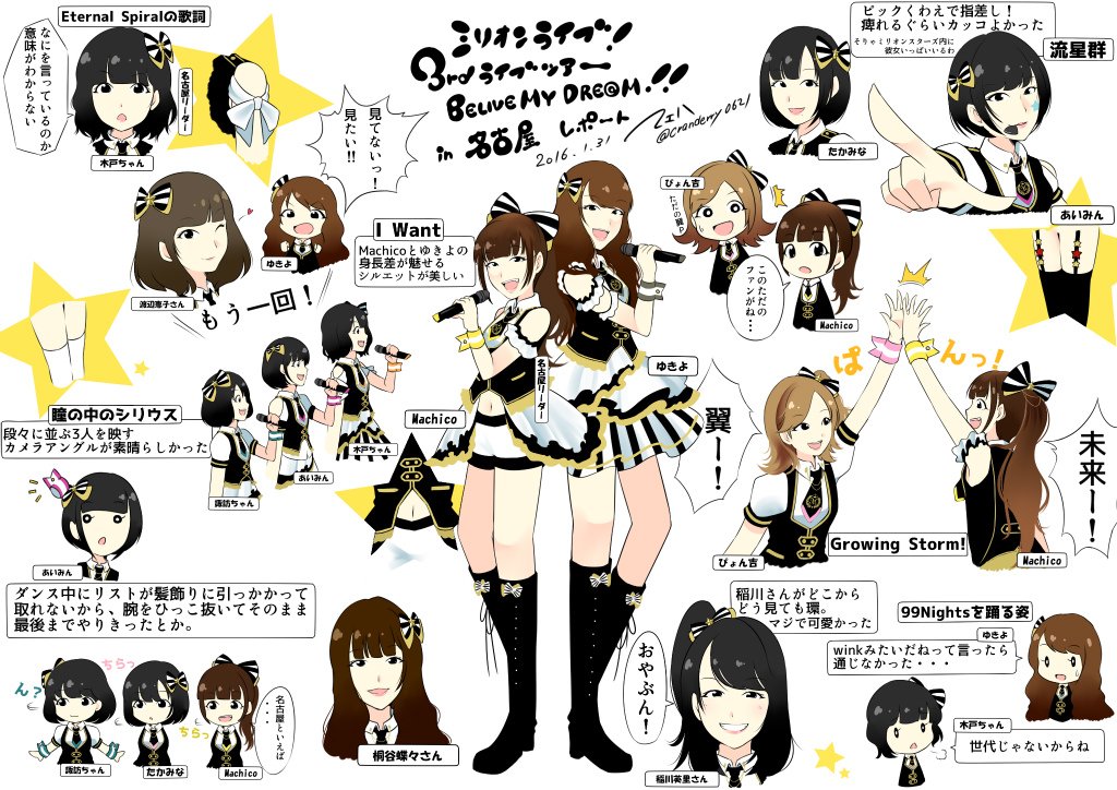ミリオン3rdライブ 仙台と名古屋のレポート
描きたいことが多すぎてだいぶ削ったけど、今更あげとく。
待ち時間の暇つぶしにでもー。 
