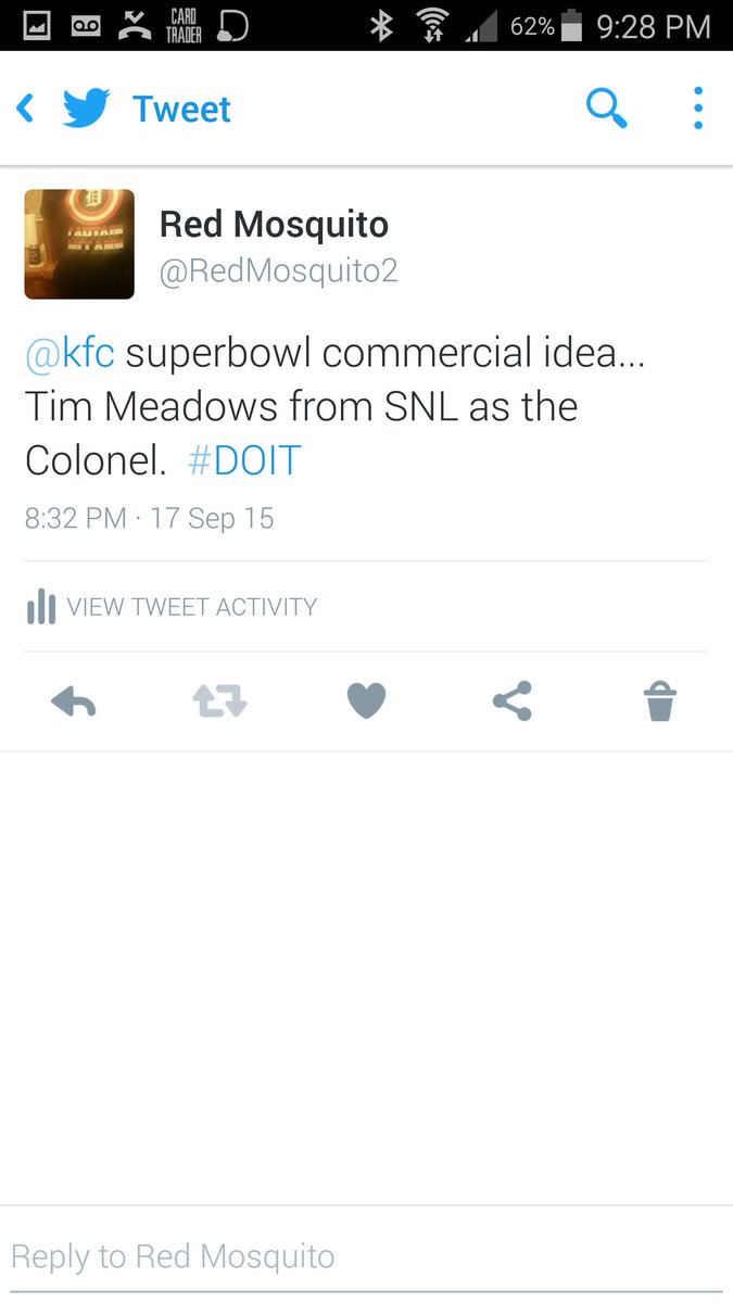 RedMosquito2's tweet photo. #nextcolonel look I called it.... https://t.co/AXVYLcPULZ