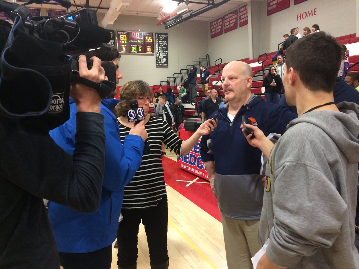 This is what happens when your team is heading for the championship game. #media #interviews
