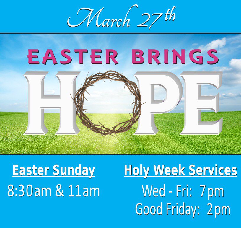 ShirleyAssembly's tweet photo. Plan now to join us on Easter Sunday. Everyone is welcome😇 https://t.co/MABJKhyvVo