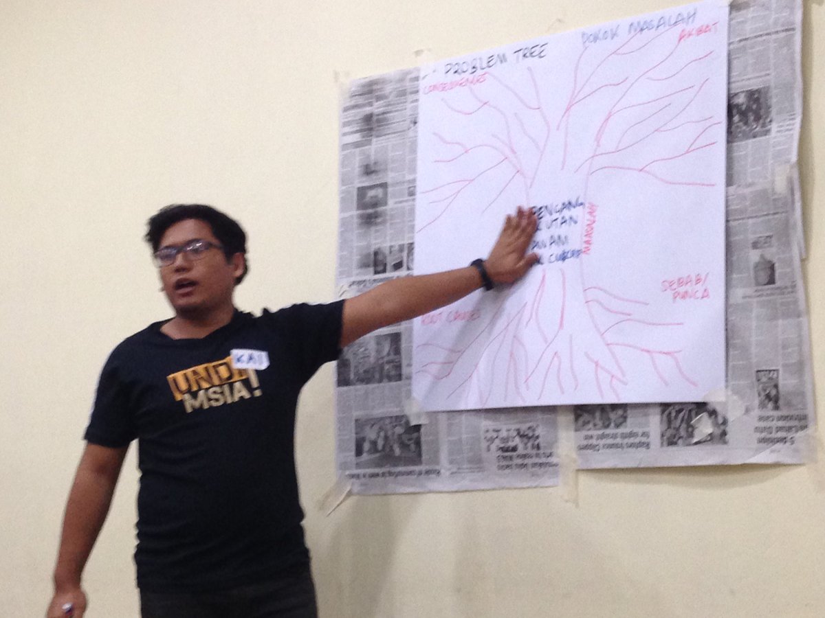 samisspeaking's tweet image. Tackling community issues with the #problemtreeanalysis at #idolademokrasi @KhairilZhafri @UndiMsia