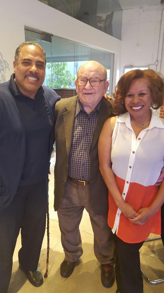 JamesAWatsonJr's tweet photo. Had a great night reuniting with my friend Ed Asner https://t.co/2vEupe5uEh