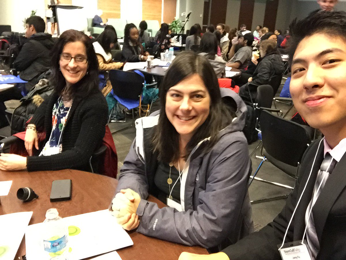 haigscience's tweet image. Art of the selfie - science style. Photo cred: Professor Fu  #StemCellTalksTO