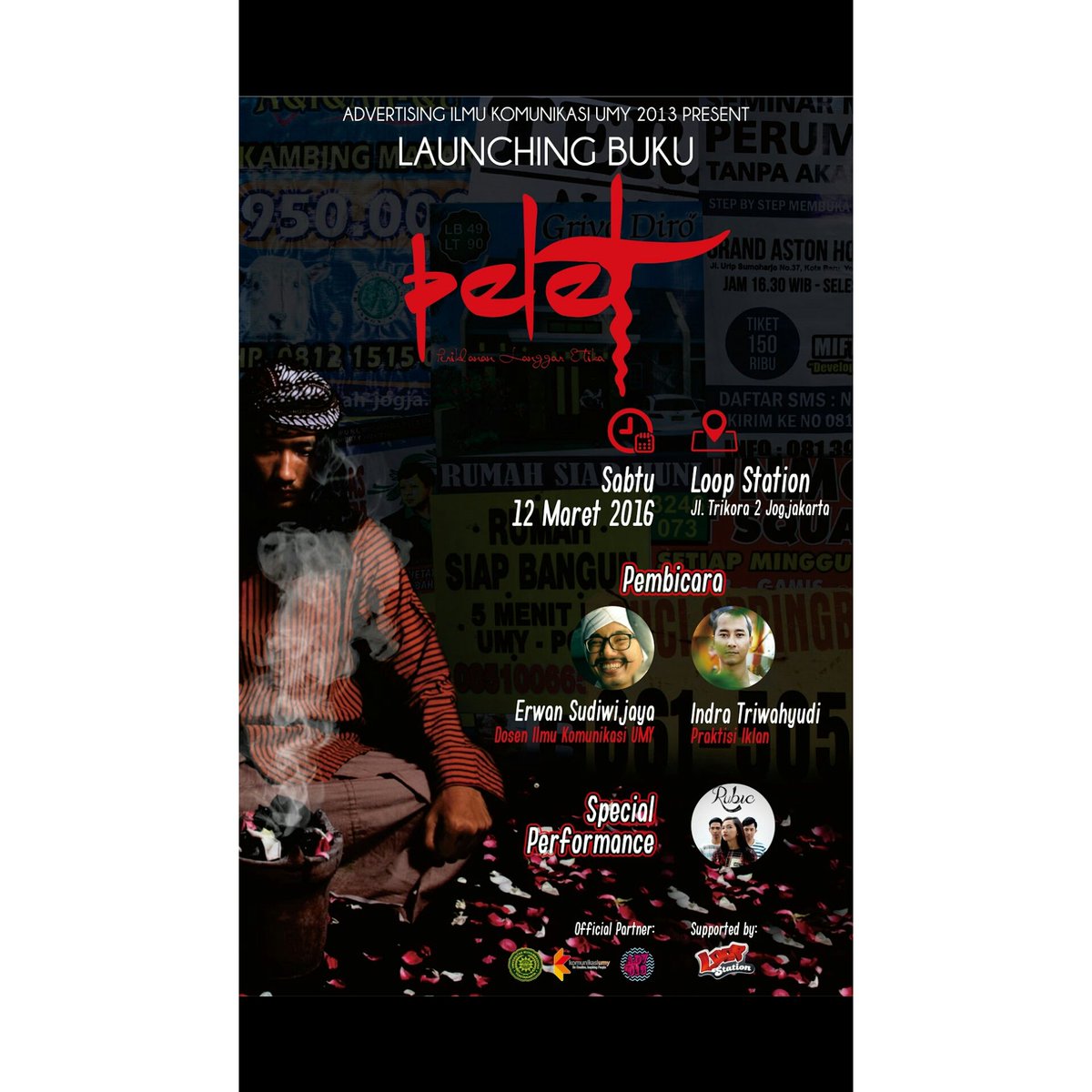 LoopStation_YK's tweet image. Jangan lupa datang ya nanti malam LAUNCHING BUKU &quot;PELET&quot; dari anak2 @advertumy13 #loopcorner4 #loopstationyk