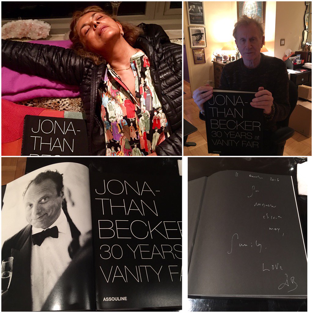 loogoldham's tweet photo. After dinner snaps following #dinner with the erudite Mr.Becker #30years @VanityFair #Book #JonathanBecker https://t.co/VWRKtfnkBF