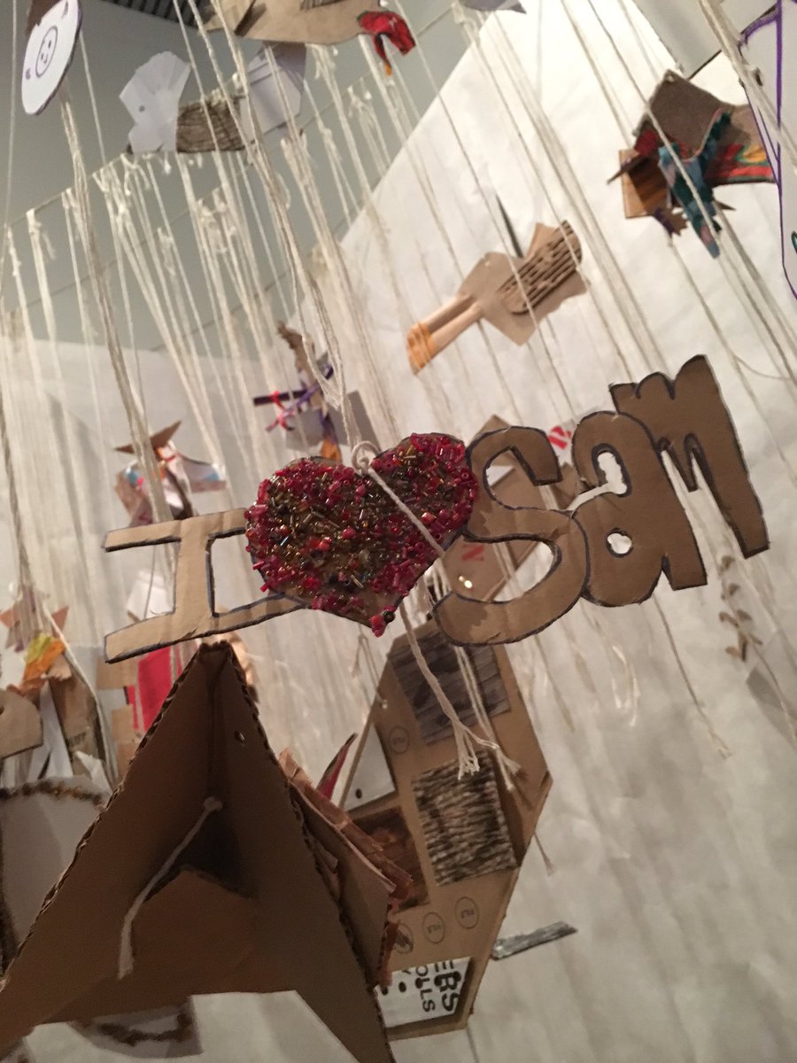 kristy's tweet photo. Art *should* be hands-on and experiential. Not out of reach. #SAMRemix #makeart #Imadethat #IheartSAM https://t.co/pApvWQvcFd