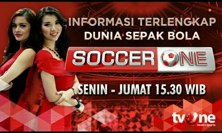 SoccerOne Senin sampai Jumat bersama <a href="/kantywidjaja/">Kanty Widjaja</a> dan <a href="/ovidian/">ovi dian</a> di <a href="/tvOneNews/">tvOnenews</a>