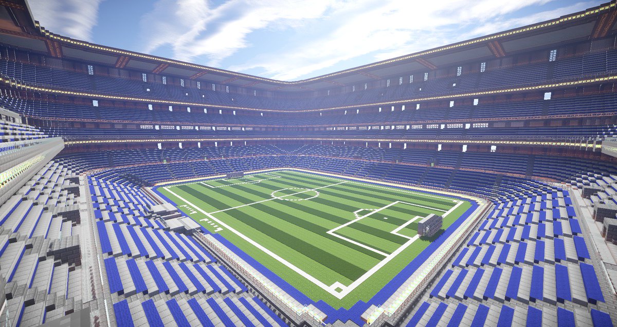 Minecraft Creations Huge Soccer Stadium In Minecraft By Meistrox T Co Qadr6i1nhq