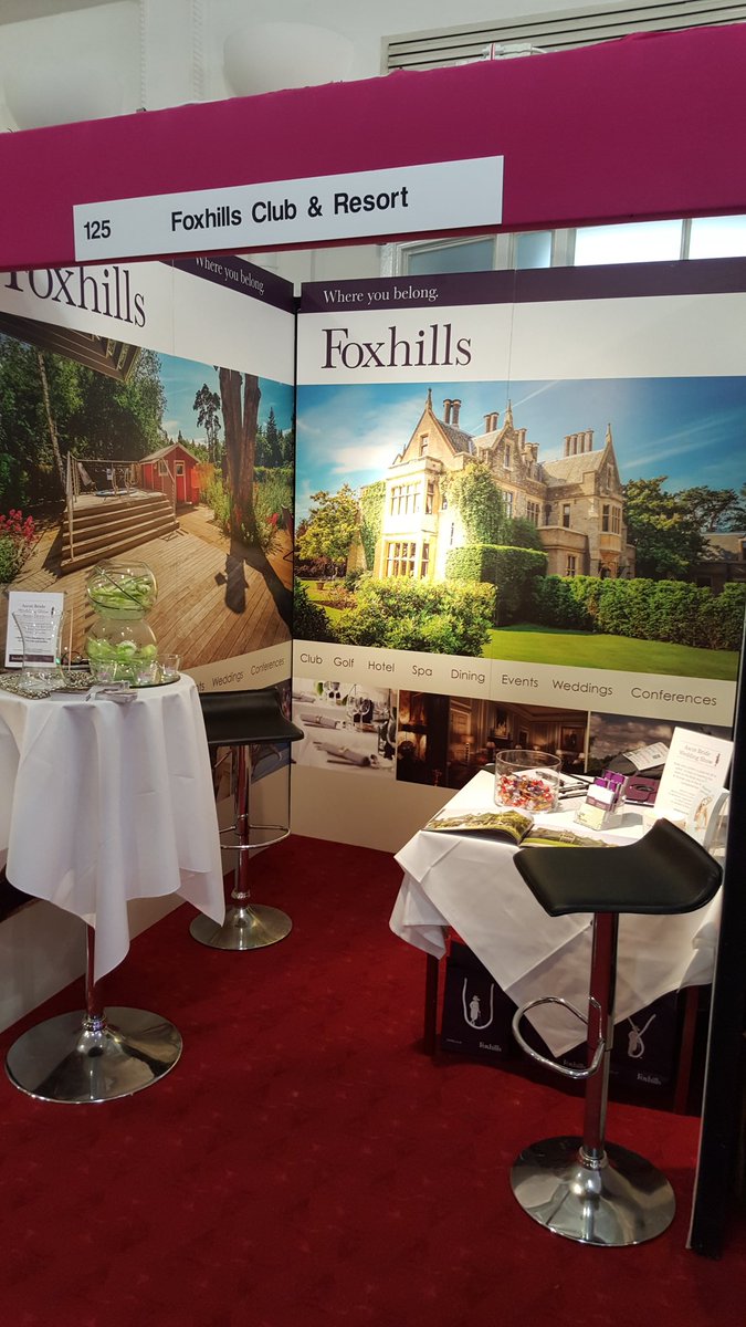 The doors are open <a href="/BrideMag/">Bride Magazine</a> Ascot Wedding Show. Come to stand 125 to enter our prize draw <a href="/FoxhillsSurrey/">Foxhills Club & Resort</a>