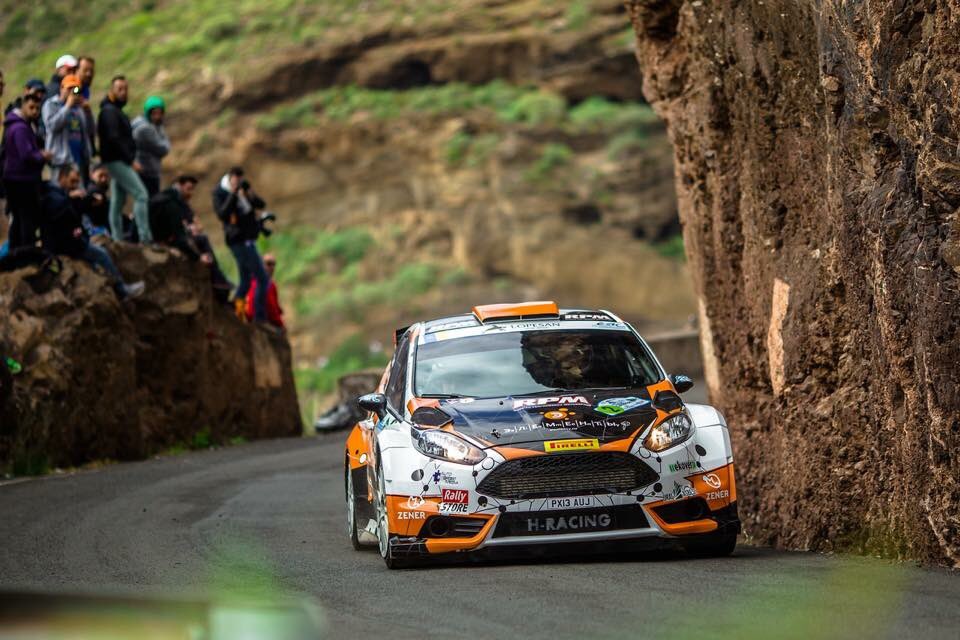 Fingers crossed! <a href="/AlexeyLukyanuk/">Alexey Lukyanuk</a> <a href="/asrtmedia/">ASRT Media</a> <a href="/FIAERC/">FIA European Rally Championship</a>  after SS9 Lukyanuk leads by 2.6sec  photo by <a href="/Lina_Arnautova/">Lina Arnautova</a>
