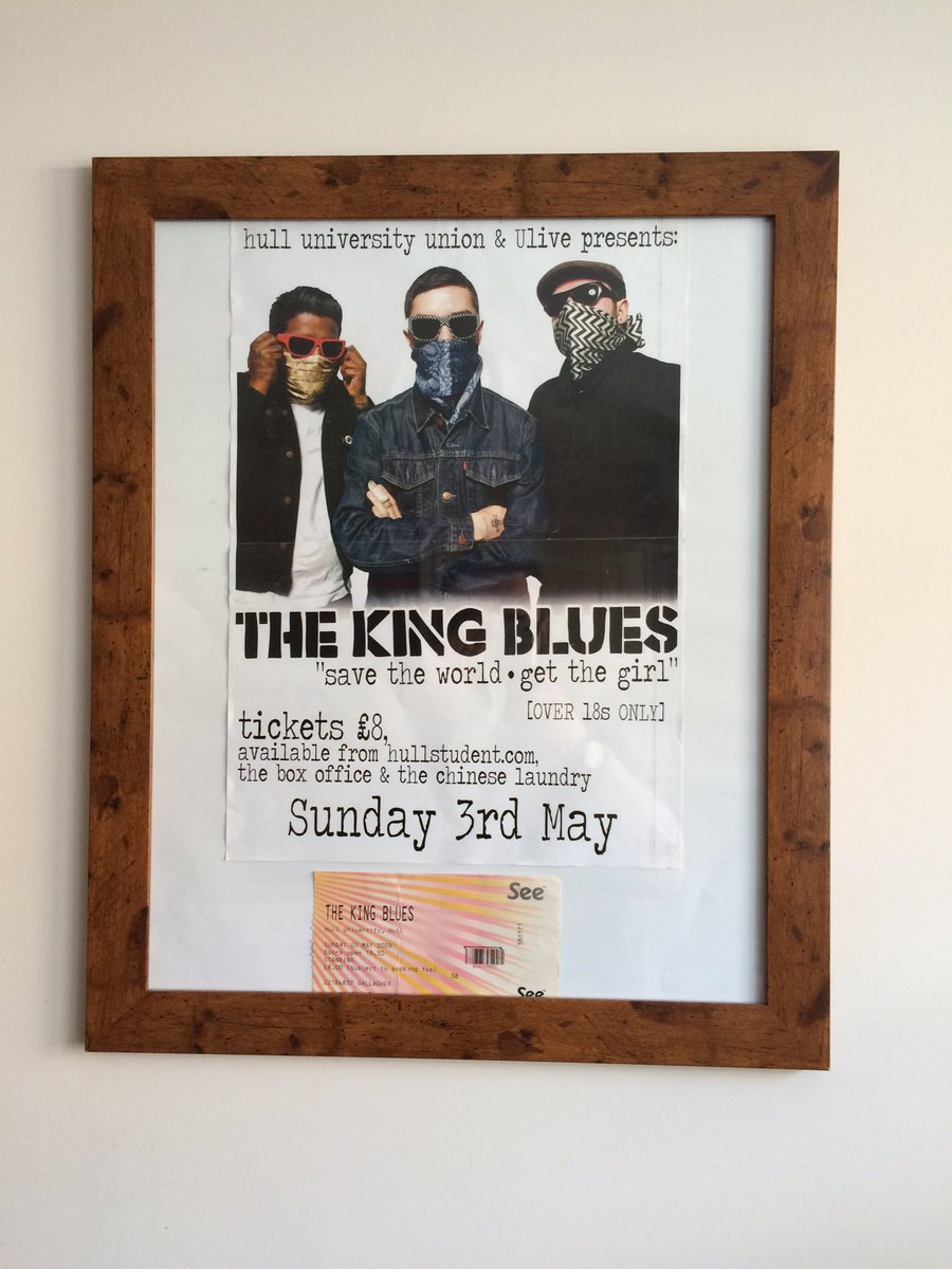 wellofthewave's tweet image. Just got this put up (only moved in a year ago!) great gig @itchsspeeches @kingblues