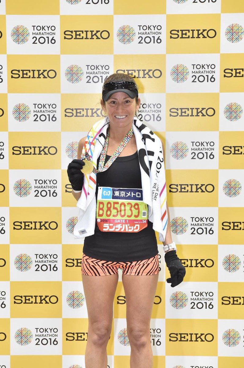thelauradibella's tweet photo. #tokyomarathon2016 #worldmarathonmajors https://t.co/uT3qVZdZO7