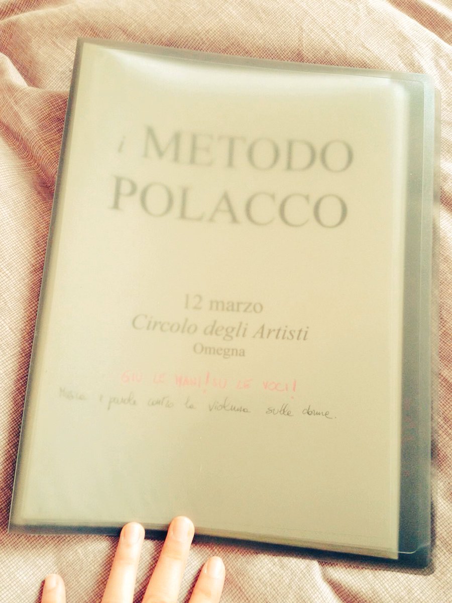 MetodoPolacco's tweet photo. ..are u ready 4 tonight?.. #giulemani! #sulevoci! feat. @MetodoPolacco #Omegna @ Circolo degli #Artisti, 8 PM 😉 https://t.co/oHHdmATXpo